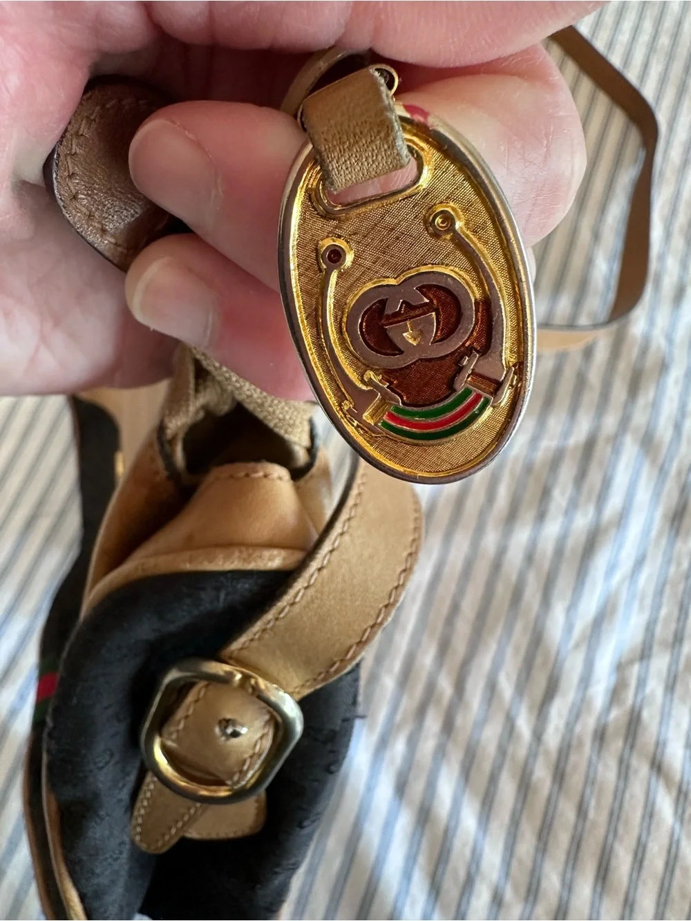 Vintage Gucci Micro GG Canvas Bag - Picture 4 of 16